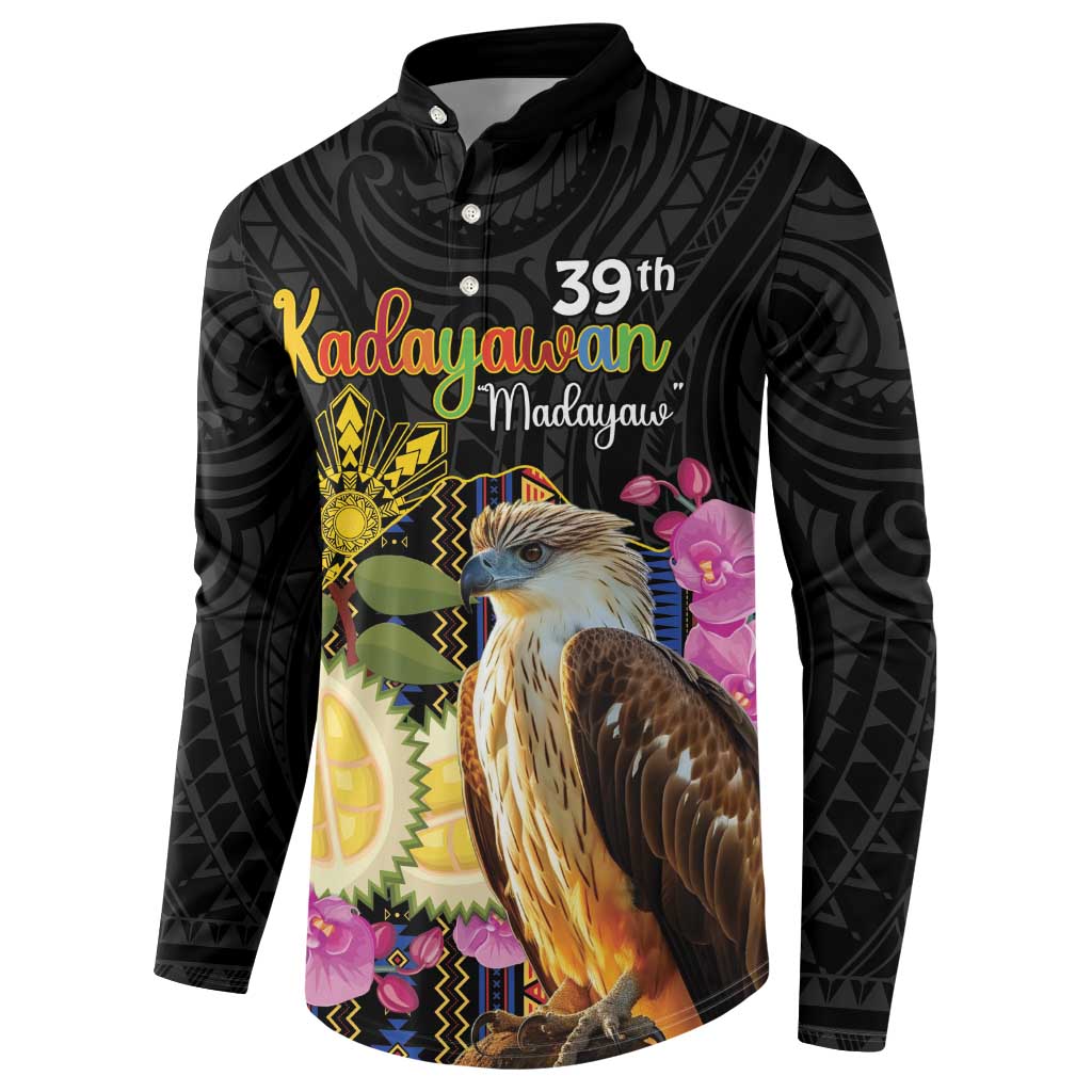 Kadayawan Philippines Button Sweatshirt Filipino Eagle Happy 39th Anniversary
