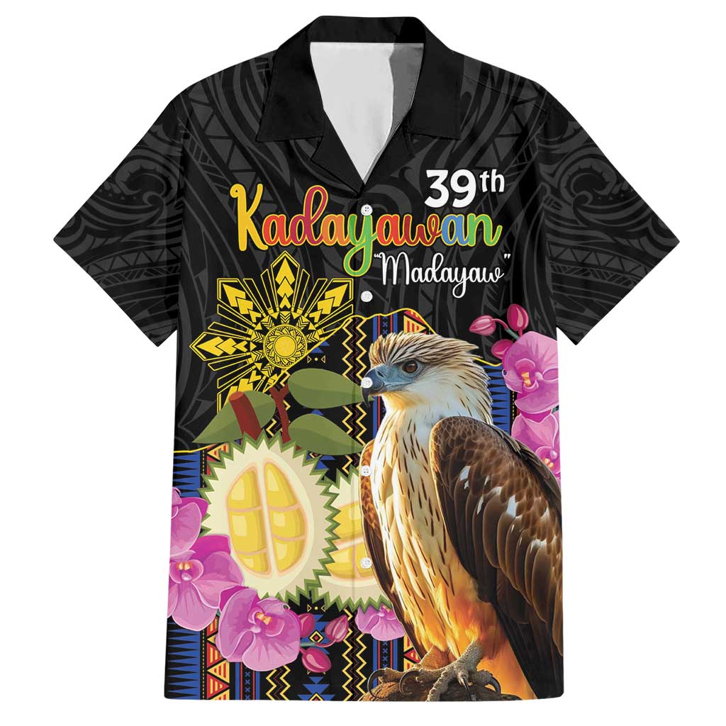 Kadayawan Philippines Hawaiian Shirt Filipino Eagle Happy 39th Anniversary