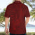 Oxblood Polynesia Hawaiian Shirt Hawaiian Tribal Hammerhead Shark Tattoo