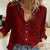 Oxblood Polynesia Women Casual Shirt Hawaiian Tribal Hammerhead Shark Tattoo