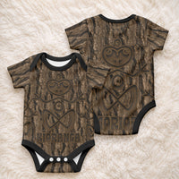 Kioranga Moriori New Zealand Baby Onesie Kopi Rakau Carving Art