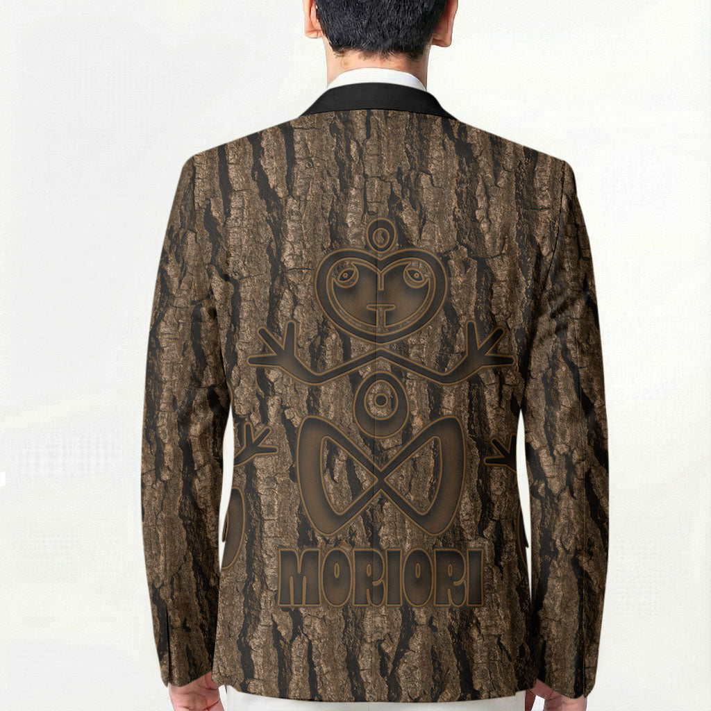 Kioranga Moriori New Zealand Blazer Kopi Rakau Carving Art LT14 - Polynesian Pride