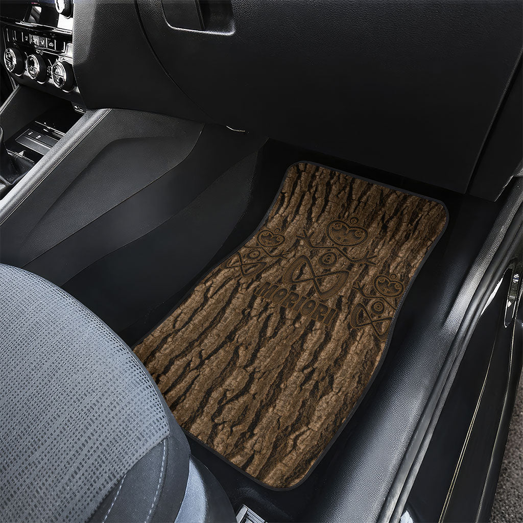 Kioranga Moriori New Zealand Car Mats Kopi Rakau Carving Art LT14 - Polynesian Pride