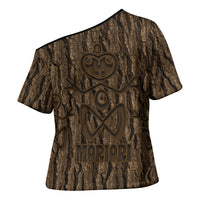 Kioranga Moriori New Zealand Cross Shoulder Shirt Kopi Rakau Carving Art LT14 - Polynesian Pride