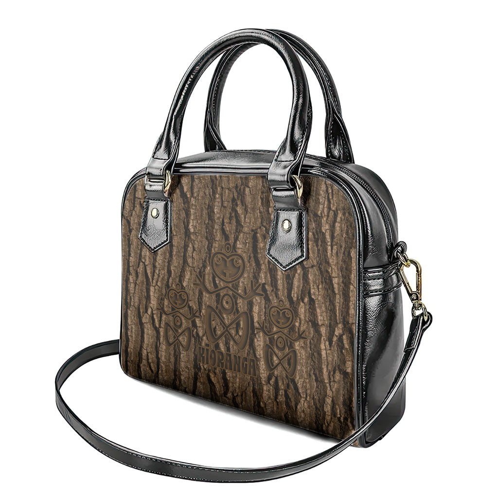 Kioranga Moriori New Zealand Shoulder Handbag Kopi Rakau Carving Art LT14 - Polynesian Pride