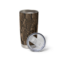 Kioranga Moriori New Zealand Tumbler Cup Kopi Rakau Carving Art LT14 - Polynesian Pride