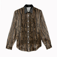 Kioranga Moriori New Zealand Women Casual Shirt Kopi Rakau Carving Art LT14 - Polynesian Pride