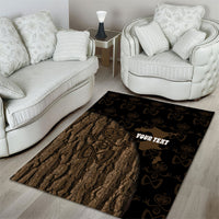 Moriori Kekoru New Zealand Personalised Area Rug Kopi Rakau Carving Chatham Islands Map LT14 - Polynesian Pride
