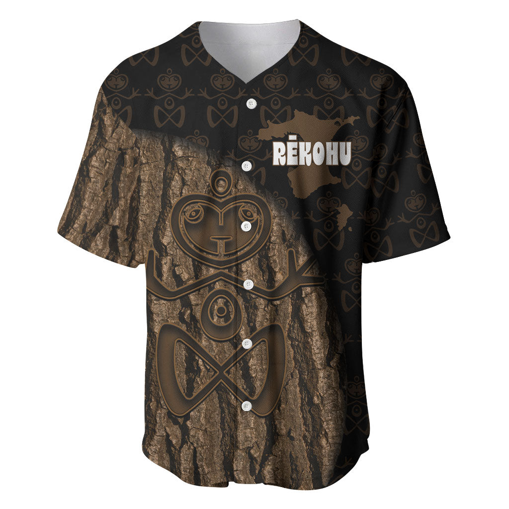 Moriori Kekoru New Zealand Personalised Baseball Jersey Kopi Rakau Carving Chatham Islands Map LT14 Black - Polynesian Pride