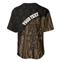 Moriori Kekoru New Zealand Personalised Baseball Jersey Kopi Rakau Carving Chatham Islands Map LT14 - Polynesian Pride