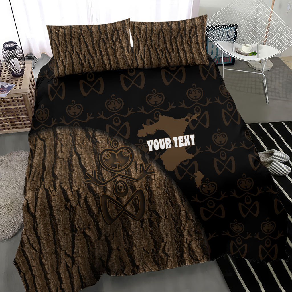 Moriori Kekoru New Zealand Personalised Bedding Set Kopi Rakau Carving Chatham Islands Map LT14 - Polynesian Pride