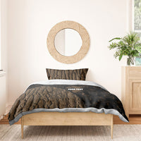 Moriori Kekoru New Zealand Personalised Bedding Set Kopi Rakau Carving Chatham Islands Map LT14 - Polynesian Pride