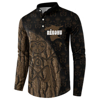 Moriori Kekoru New Zealand Personalised Button Sweatshirt Kopi Rakau Carving Chatham Islands Map LT14 - Polynesian Pride