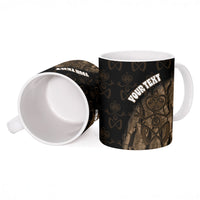 Moriori Kekoru New Zealand Personalised Ceramic Mug Kopi Rakau Carving Chatham Islands Map LT14 - Polynesian Pride