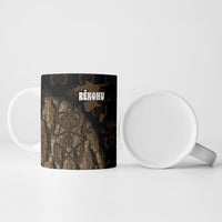Moriori Kekoru New Zealand Personalised Ceramic Mug Kopi Rakau Carving Chatham Islands Map LT14 - Polynesian Pride