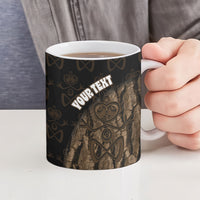Moriori Kekoru New Zealand Personalised Ceramic Mug Kopi Rakau Carving Chatham Islands Map LT14 - Polynesian Pride