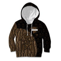 Moriori Kekoru New Zealand Personalised Kid Hoodie Kopi Rakau Carving Chatham Islands Map LT14 Hoodie Black - Polynesian Pride