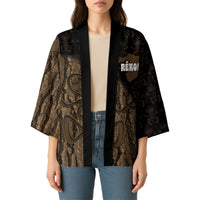 Moriori Kekoru New Zealand Personalised Kimono Kopi Rakau Carving Chatham Islands Map LT14 - Polynesian Pride