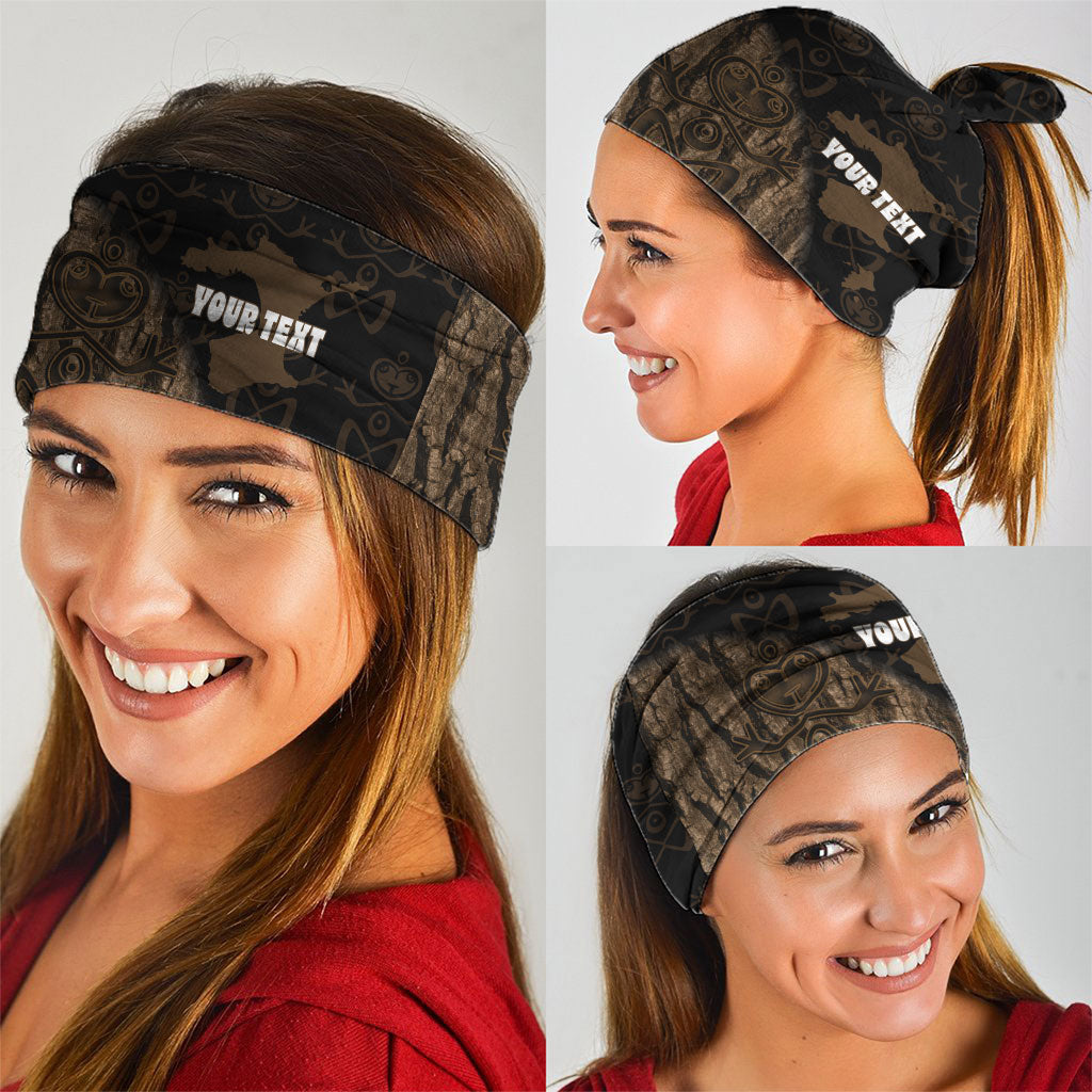 Moriori Kekoru New Zealand Personalised Neck Gaiter Kopi Rakau Carving Chatham Islands Map LT14 - Polynesian Pride