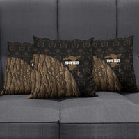 Moriori Kekoru New Zealand Personalised Pillow Cover Kopi Rakau Carving Chatham Islands Map LT14 - Polynesian Pride