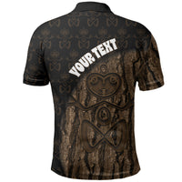 Moriori Kekoru New Zealand Personalised Polo Shirt Kopi Rakau Carving Chatham Islands Map LT14 - Polynesian Pride