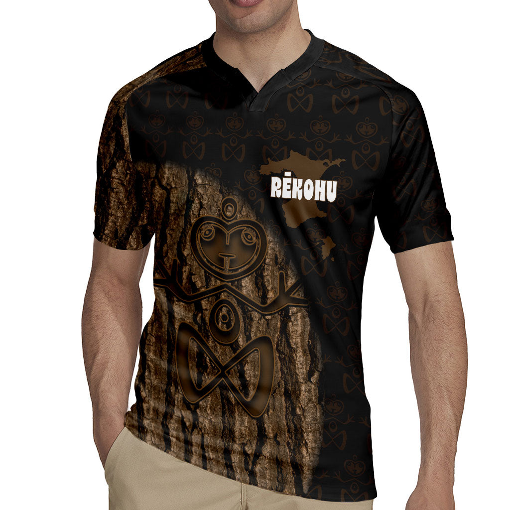 Moriori Kekoru New Zealand Personalised Rugby Jersey Kopi Rakau Carving Chatham Islands Map LT14 - Polynesian Pride