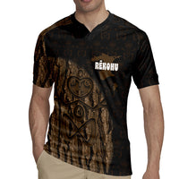 Moriori Kekoru New Zealand Personalised Rugby Jersey Kopi Rakau Carving Chatham Islands Map LT14 - Polynesian Pride
