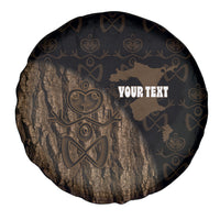 Moriori Kekoru New Zealand Personalised Spare Tire Cover Kopi Rakau Carving Chatham Islands Map LT14 - Polynesian Pride