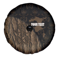 Moriori Kekoru New Zealand Personalised Spare Tire Cover Kopi Rakau Carving Chatham Islands Map LT14 - Polynesian Pride