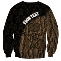 Moriori Kekoru New Zealand Personalised Sweatshirt Kopi Rakau Carving Chatham Islands Map LT14 - Polynesian Pride