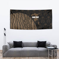 Moriori Kekoru New Zealand Personalised Tapestry Kopi Rakau Carving Chatham Islands Map LT14 - Polynesian Pride