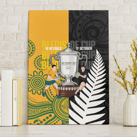 New Zealand Australia Rugby Bledisloe 2026 Canvas Wall Art Champion Trophy Maori Aboriginal Art LT14 Without Frame Multicolor - Polynesian Pride