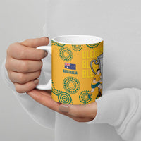 New Zealand Australia Rugby Bledisloe 2026 Ceramic Mug Champion Trophy Maori Aboriginal Art LT14 - Polynesian Pride
