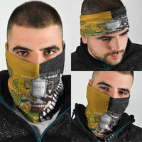 New Zealand Australia Rugby Bledisloe 2026 Neck Gaiter Champion Trophy Maori Aboriginal Art LT14 - Polynesian Pride