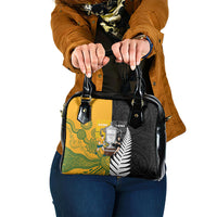 New Zealand Australia Rugby Bledisloe 2026 Shoulder Handbag Champion Trophy Maori Aboriginal Art LT14 One Size Multicolor - Polynesian Pride