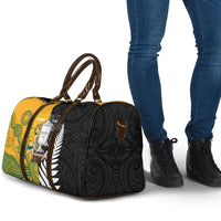 New Zealand Australia Rugby Bledisloe 2026 Travel Bag Champion Trophy Maori Aboriginal Art LT14 - Polynesian Pride