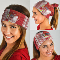 Swimming With Humpback Whales Season Tonga Neck Gaiter Tongan Tofuaa Ngatu Pattern Red LT14 - Polynesian Pride