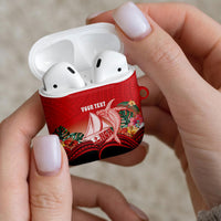 Vavau Sailing Festival Tonga Personalised AirPods Case Humpback Whale Sailboat Tropical Vibes LT14 - Polynesian Pride