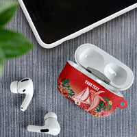 Vavau Sailing Festival Tonga Personalised AirPods Case Humpback Whale Sailboat Tropical Vibes LT14 - Polynesian Pride