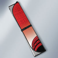 Vavau Sailing Festival Tonga Personalised Auto Sun Shade Humpback Whale Sailboat Tropical Vibes LT14 - Polynesian Pride