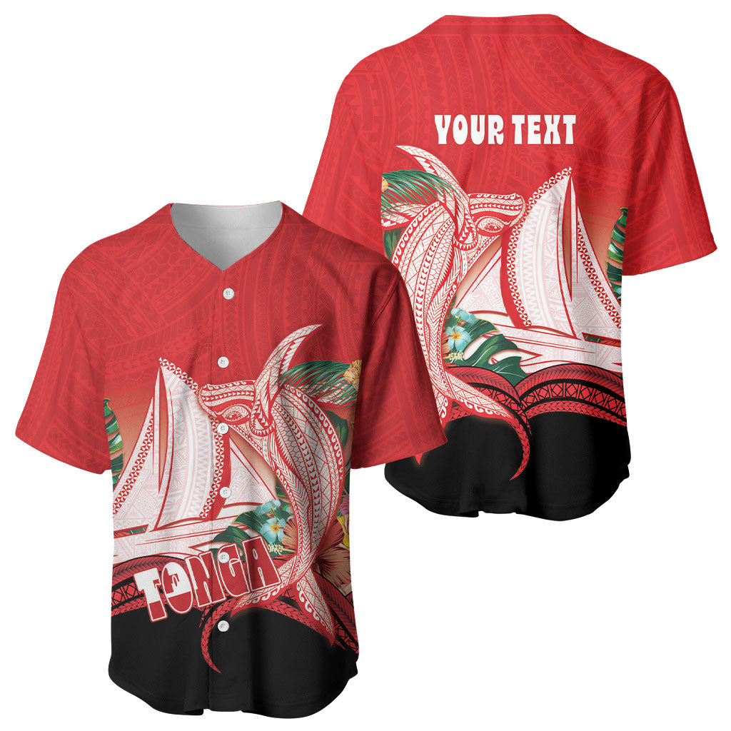 Vavau Sailing Festival Tonga Personalised Baseball Jersey Humpback Whale Sailboat Tropical Vibes LT14 - Polynesian Pride
