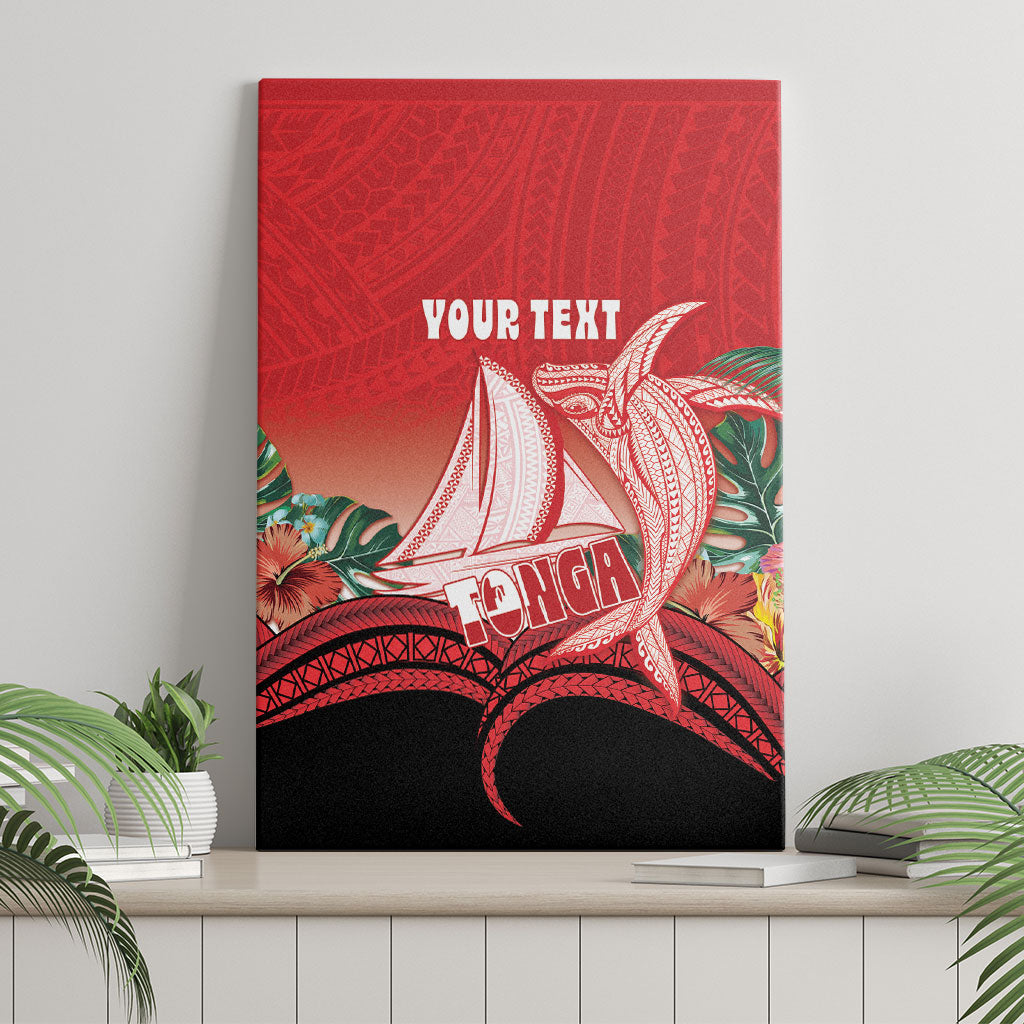 Vavau Sailing Festival Tonga Personalised Canvas Wall Art Humpback Whale Sailboat Tropical Vibes LT14 - Polynesian Pride