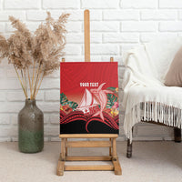 Vavau Sailing Festival Tonga Personalised Canvas Wall Art Humpback Whale Sailboat Tropical Vibes LT14 - Polynesian Pride