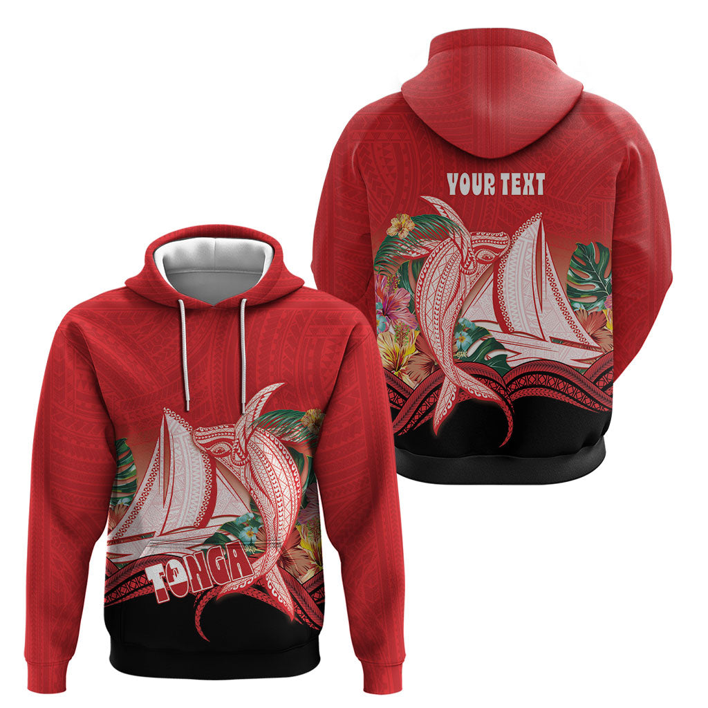 Vavau Sailing Festival Tonga Personalised Hoodie Humpback Whale Sailboat Tropical Vibes LT14 - Polynesian Pride