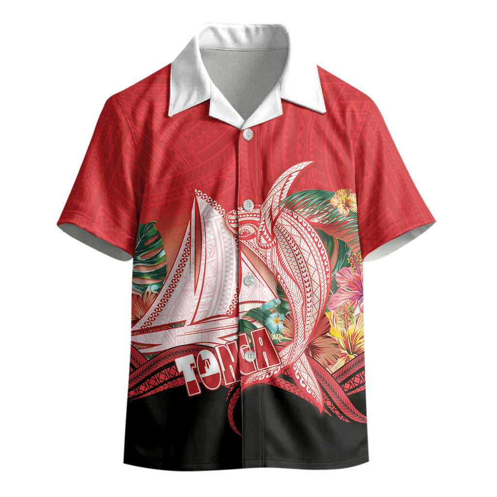 Vavau Sailing Festival Tonga Personalised Kid Hawaiian Shirt Humpback Whale Sailboat Tropical Vibes LT14 - Polynesian Pride