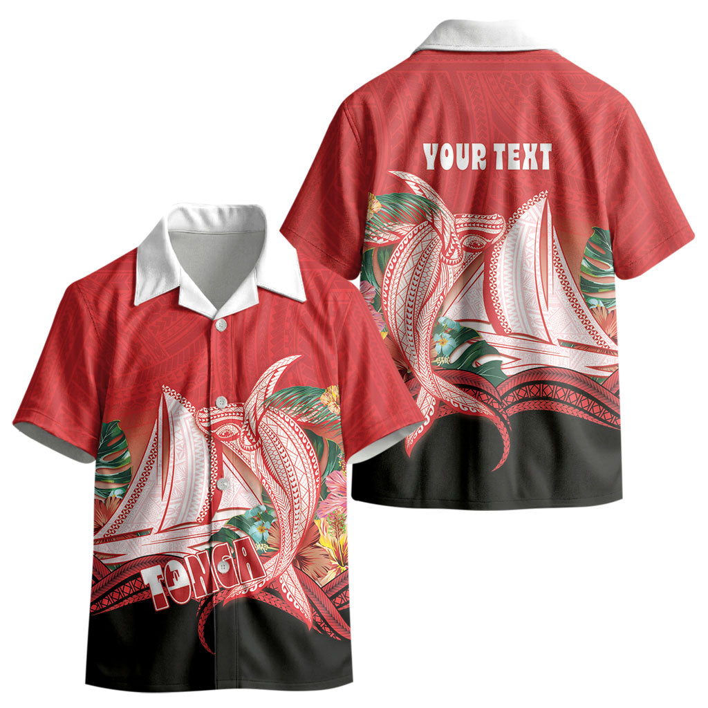 Vavau Sailing Festival Tonga Personalised Kid Hawaiian Shirt Humpback Whale Sailboat Tropical Vibes LT14 - Polynesian Pride