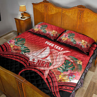 Vavau Sailing Festival Tonga Personalised Quilt Bed Set Humpback Whale Sailboat Tropical Vibes LT14 - Polynesian Pride