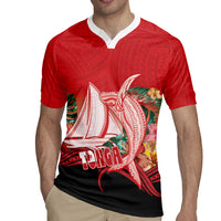 Vavau Sailing Festival Tonga Personalised Rugby Jersey Humpback Whale Sailboat Tropical Vibes LT14 - Polynesian Pride