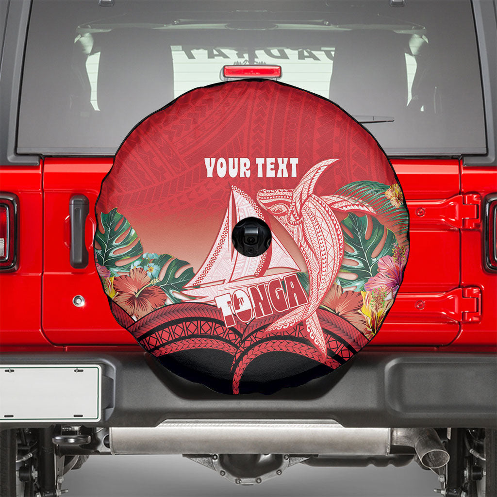 Vavau Sailing Festival Tonga Personalised Spare Tire Cover Humpback Whale Sailboat Tropical Vibes LT14 - Polynesian Pride