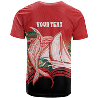Vavau Sailing Festival Tonga Personalised T Shirt Humpback Whale Sailboat Tropical Vibes LT14 - Polynesian Pride